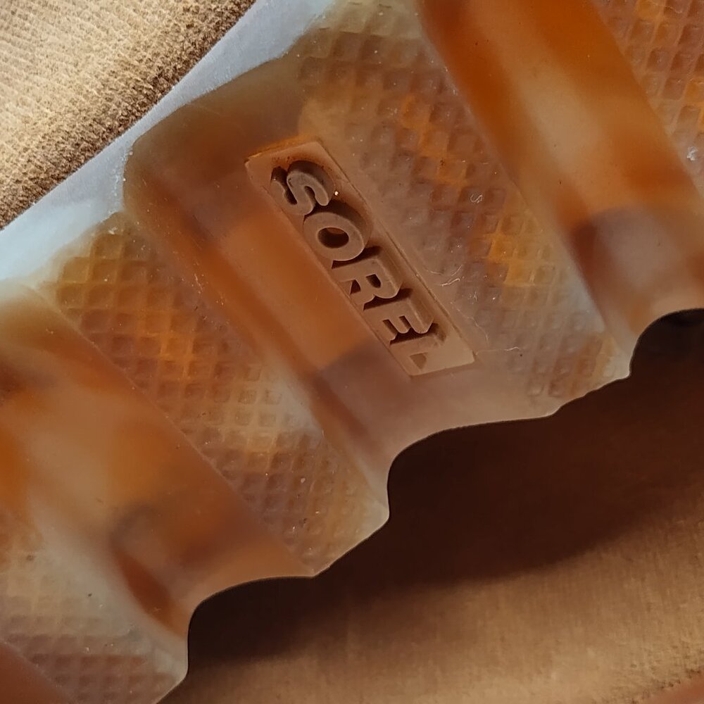 Sorel Joanie Mule I Leather Camel Brown Wedge Sandals Women US 9 - Picture 13 of 15
